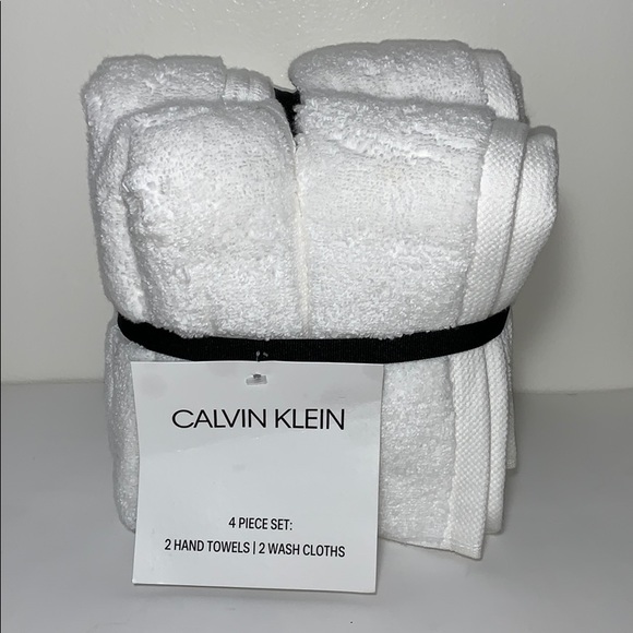 Calvin Klein Hand Towels & Wash Cloths Set,4-Piece - Picture 3 of 8
